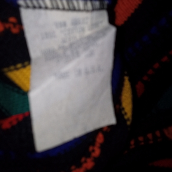 VINTAGE Alan Stuart Coogie Style Grandpa  Pullover Sweater Size Large - Picture 9 of 9